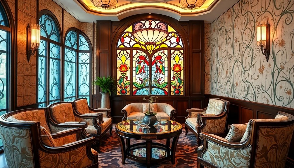 stylized geometric designs and luxury