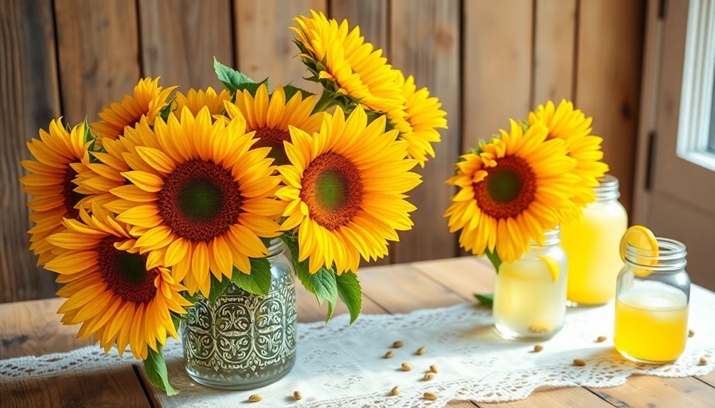 sunflower arrangement techniques guide