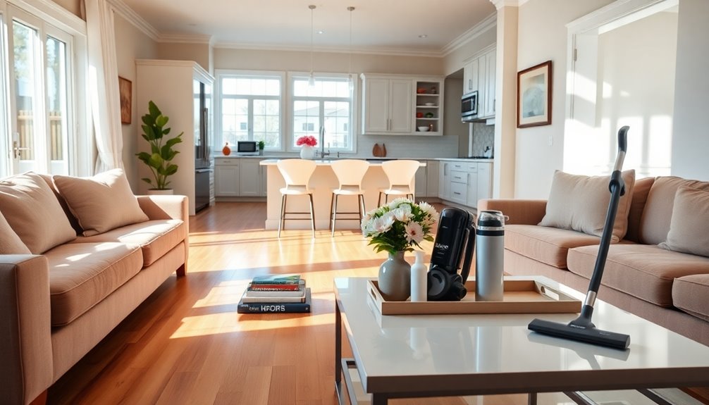thoroughly sanitize home areas