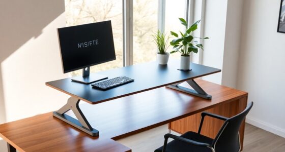 top standing desk converters