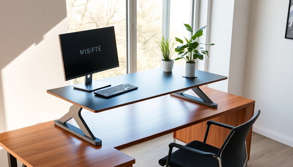 top standing desk converters