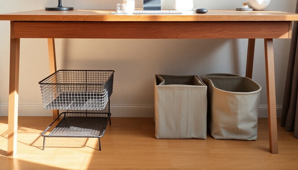 under desk storage solutions