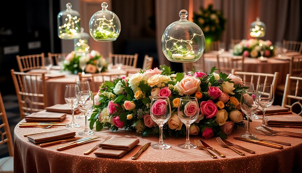 unique decorative table arrangements