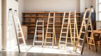 versatile space saving folding ladders