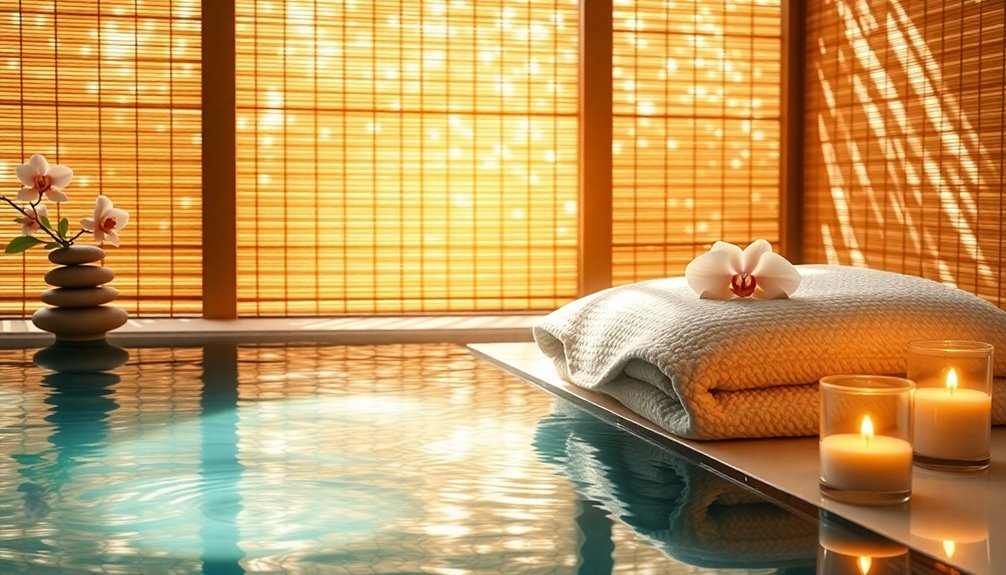 vibrant hues enhance tranquility