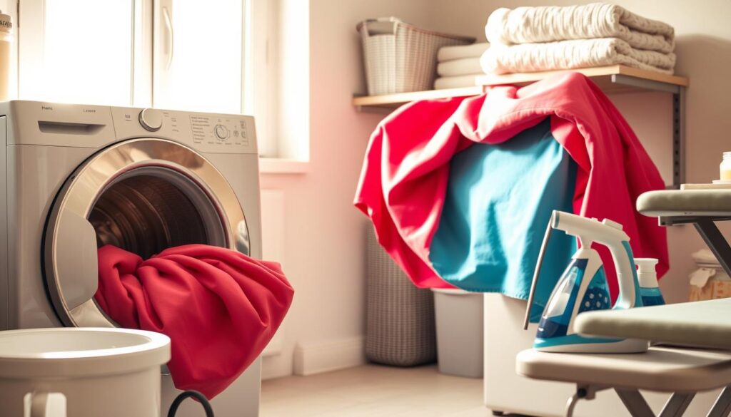 washing polyester to prevent wrinkles