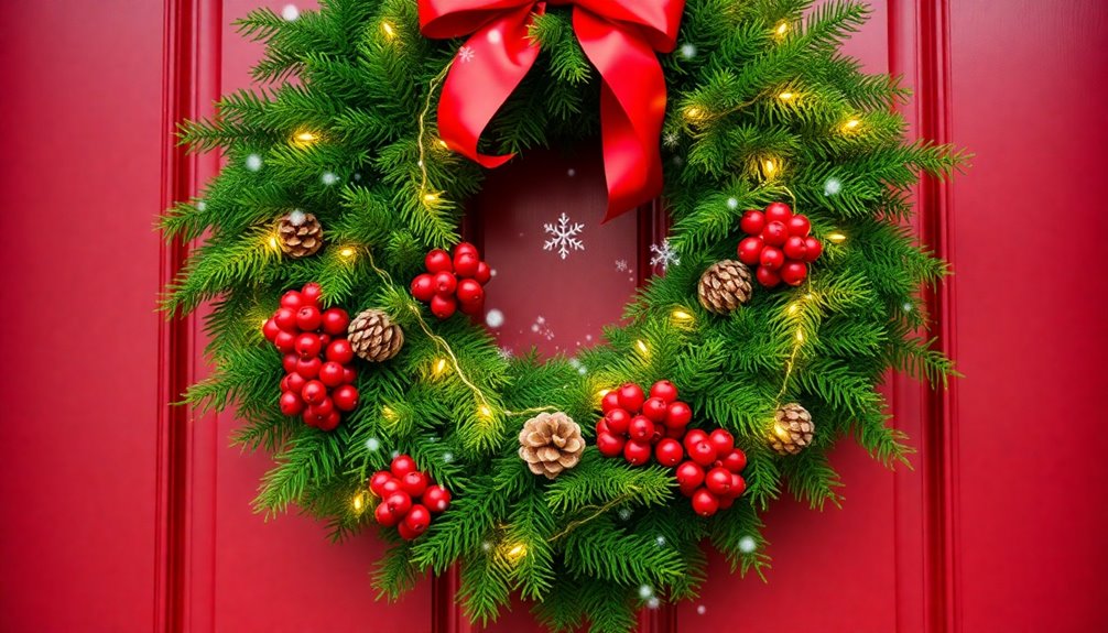 wreaths adorn festive occasions