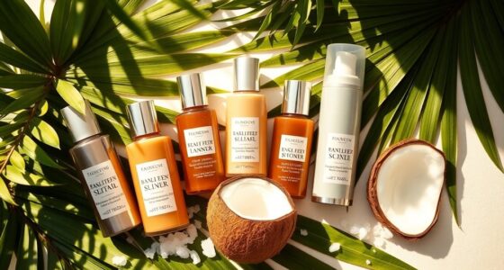 facial self tanners selection