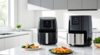 top double door air fryers