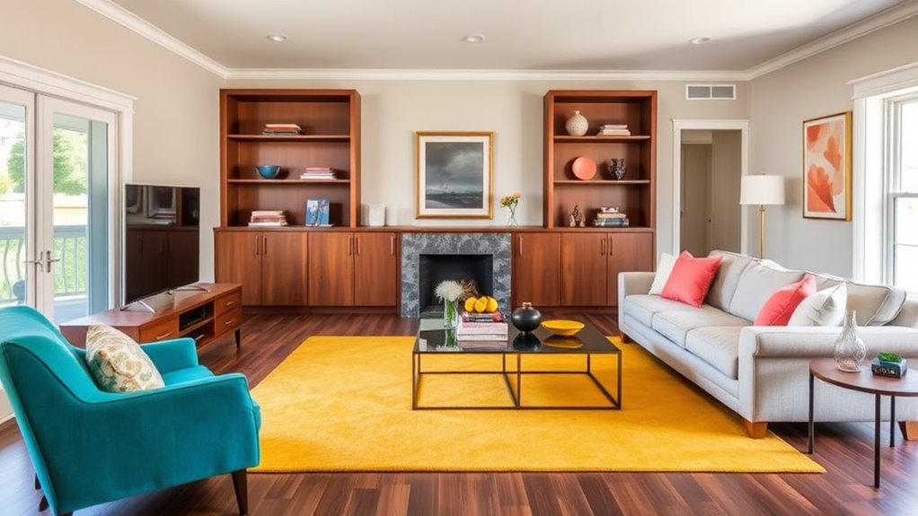 accent colors define spaces