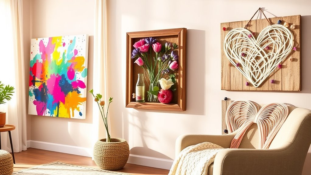 artistic diy wall decor