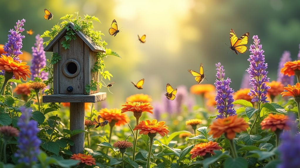 attract pollinators to garden