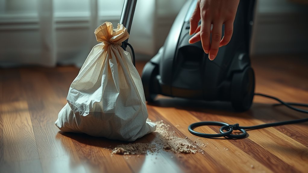 bagged vacuum cleaner drawbacks