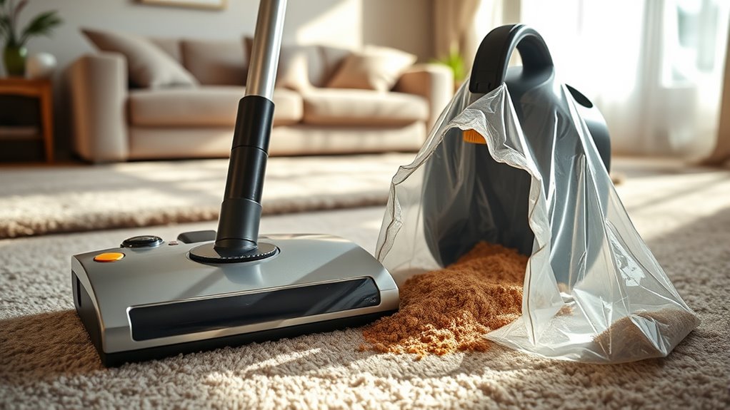 bagged vacuum cleaner features