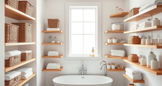bathroom shelves for storage