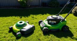 battery or electric mowers