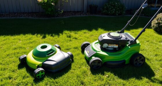 battery or electric mowers