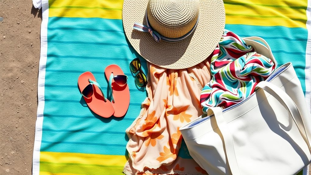 beachwear and footwear essentials