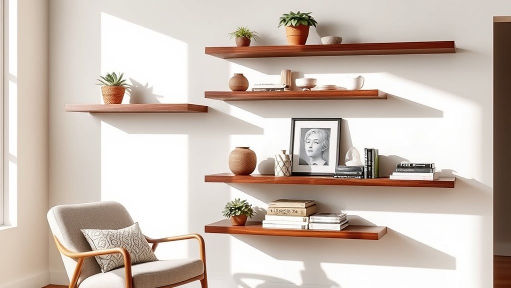 choosing floating shelves wisely