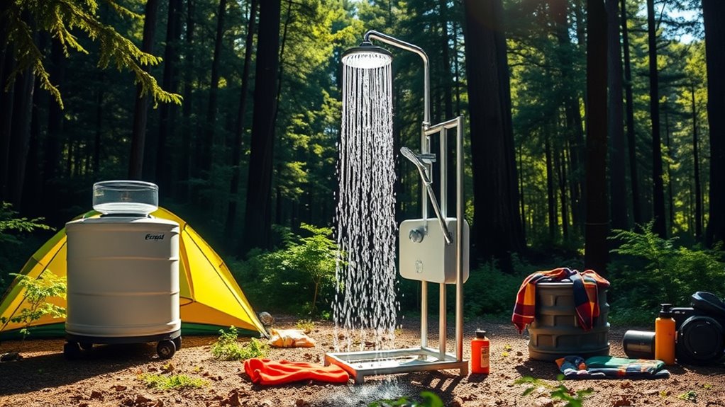 choosing portable shower essentials