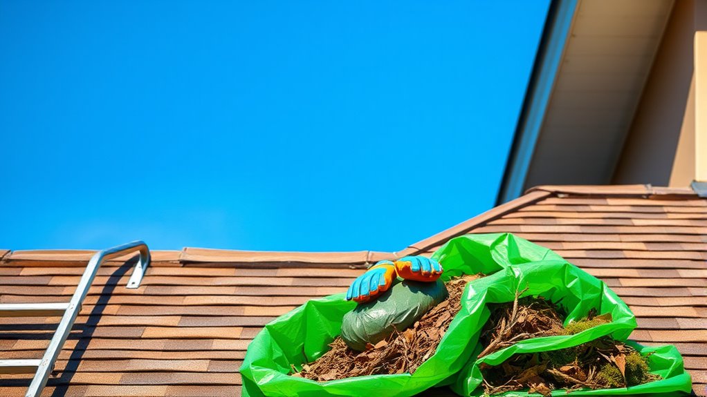 cleaning and debris disposal