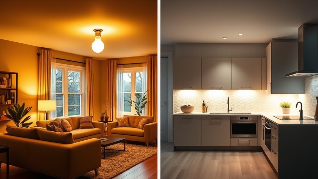 color temperature for spaces