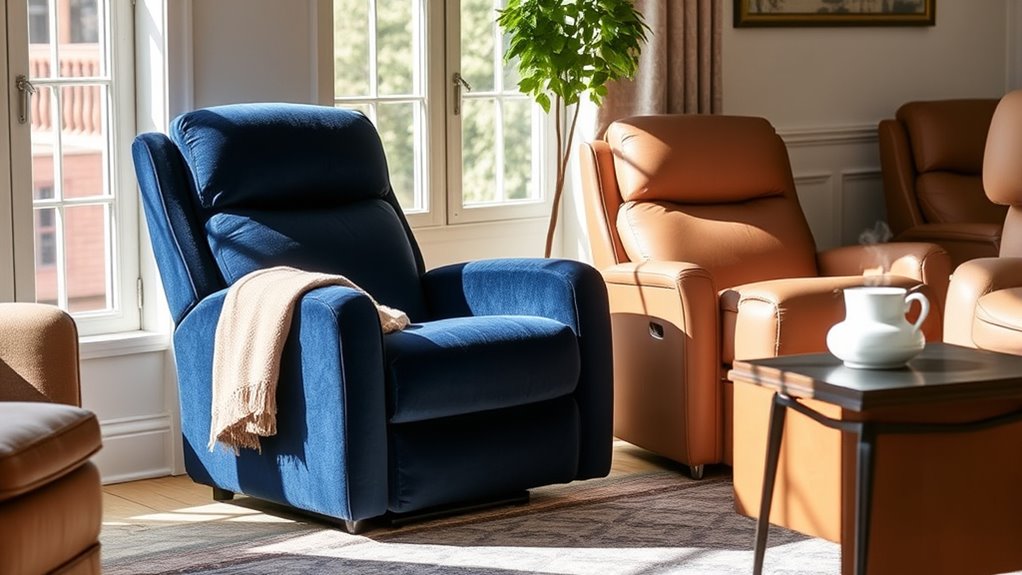 comfortable and stylish recliners