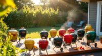 compact powerful outdoor grills