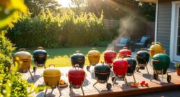 compact powerful outdoor grills