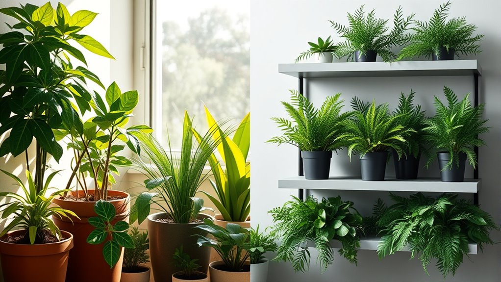 comparing natural and synthetic plants