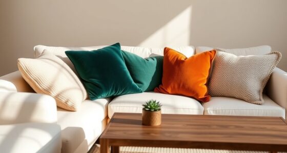 complementary throw pillow selection