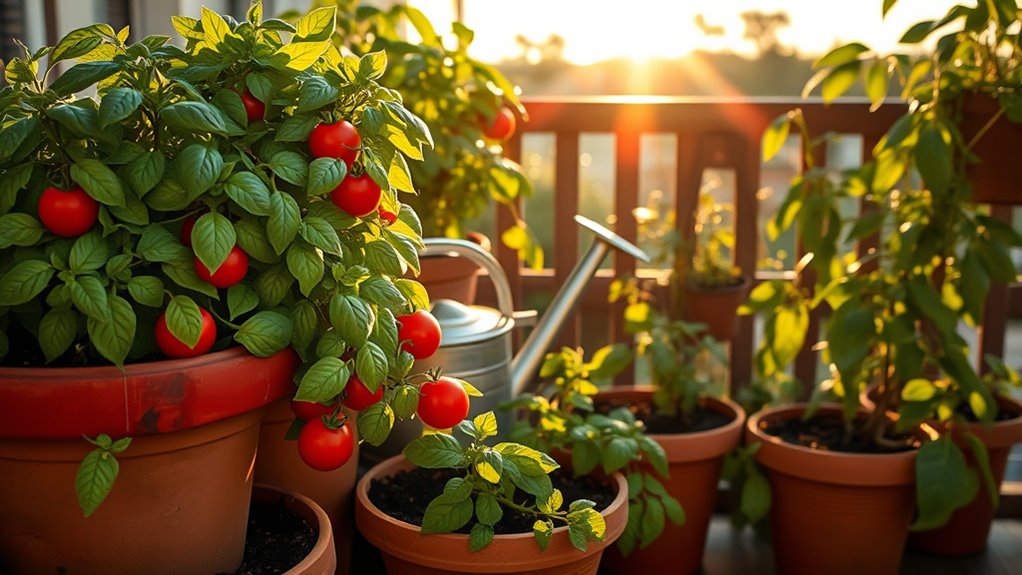 container vegetable gardening tips