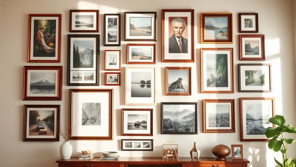creating artistic display arrangements