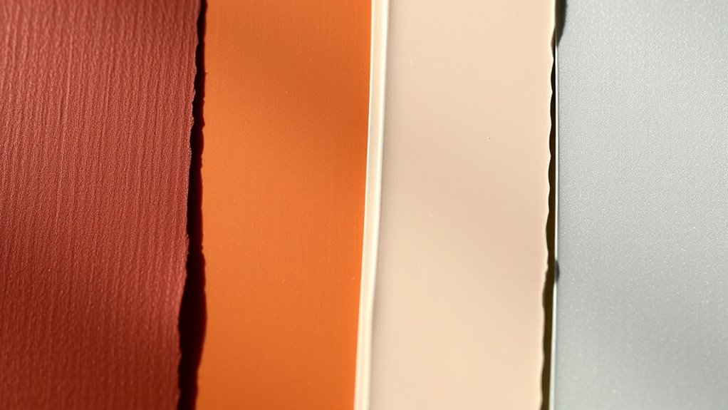 different finishes for painting
