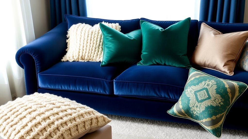 diverse textural elements included