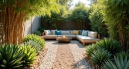 effortless backyard relaxation space