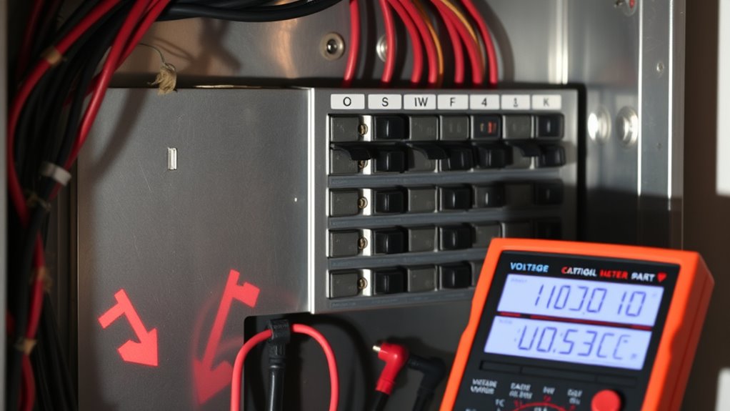 electrical panel upgrade signs