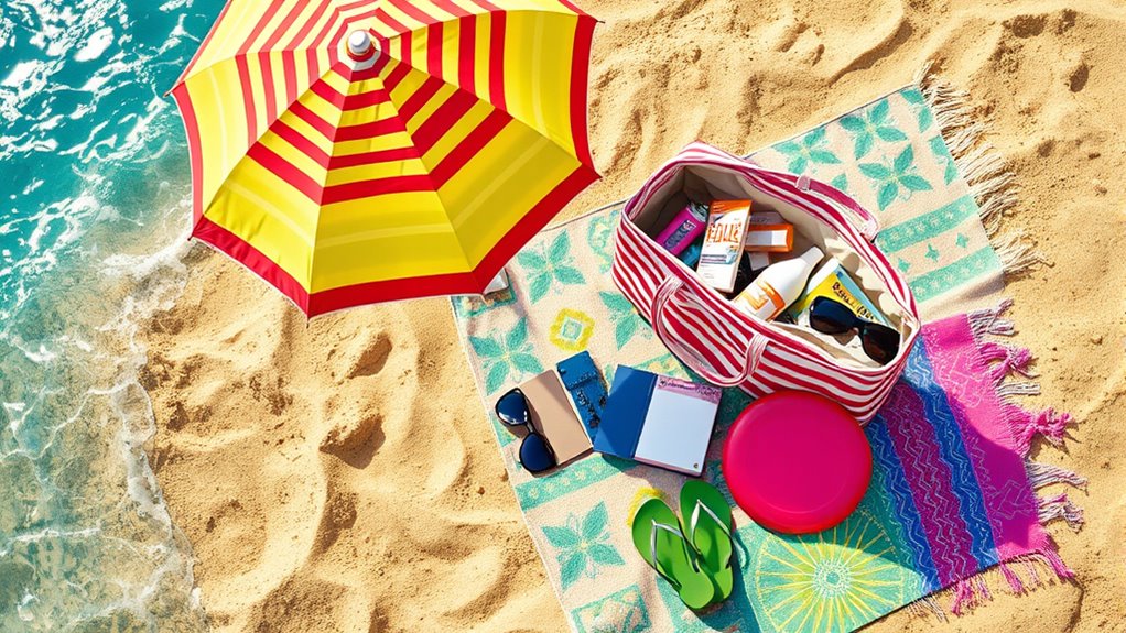 essential beach day essentials