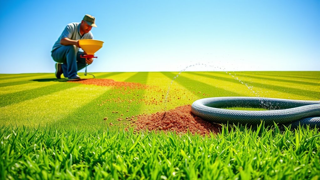 fertilizing enhances lawn health