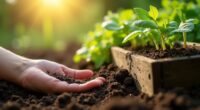 growing seeds into plants