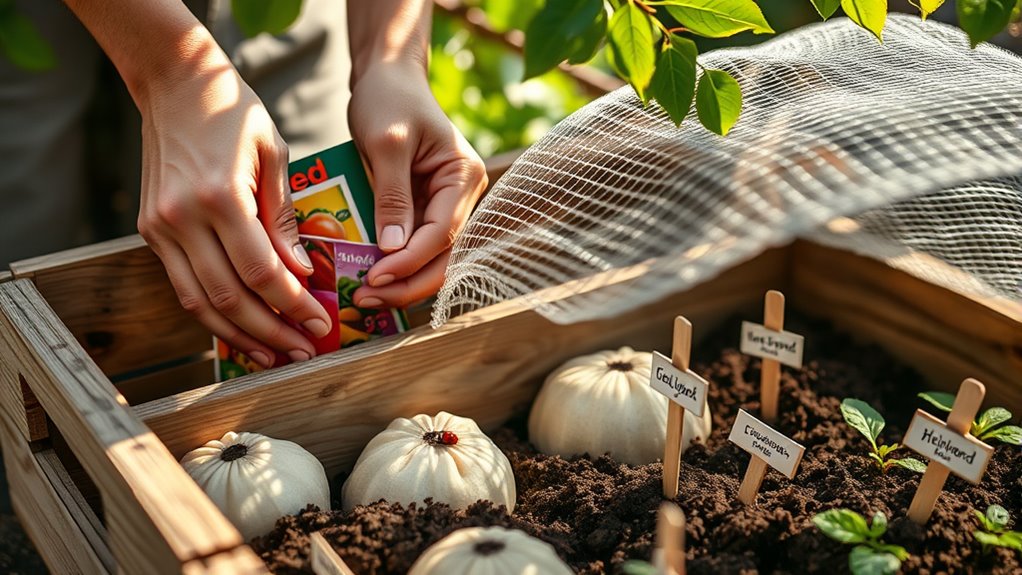 guard seeds against pests