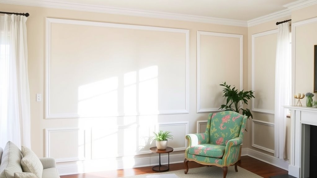 install decorative wall molding