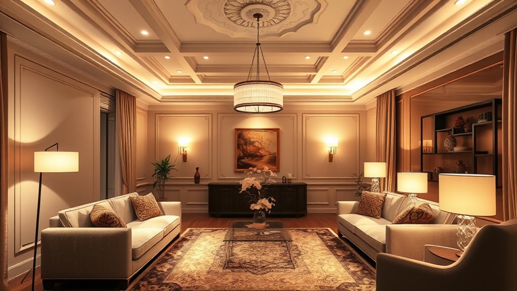 layered lighting enhances design