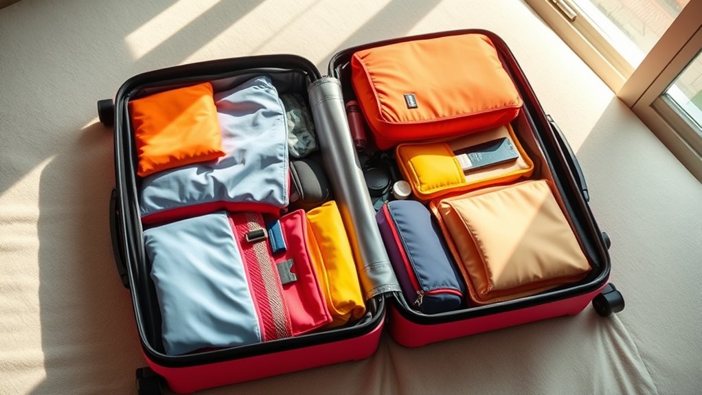 maximize organization while traveling
