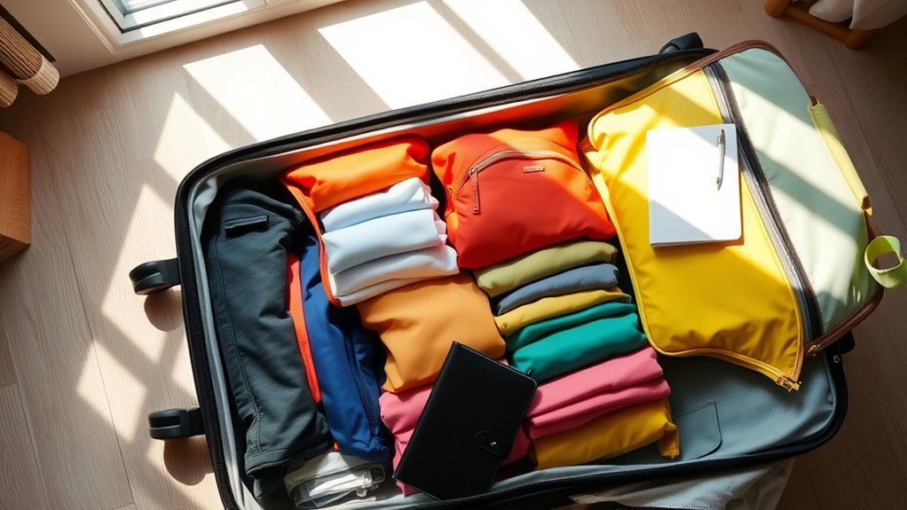 maximize organization with packing cubes