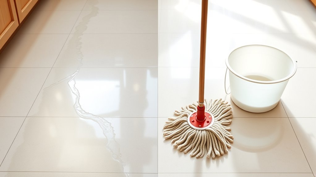 mopping with traditional techniques