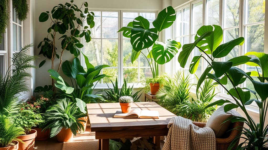 nurturing indoor plant life