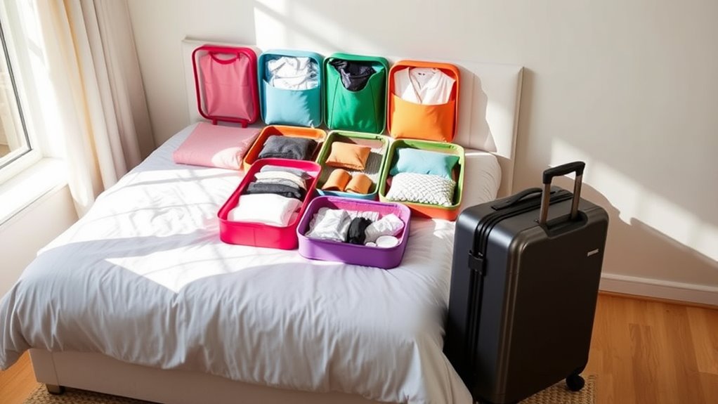packing cubes enhance organization