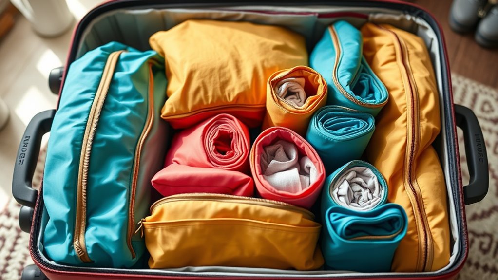 packing cubes improve organization