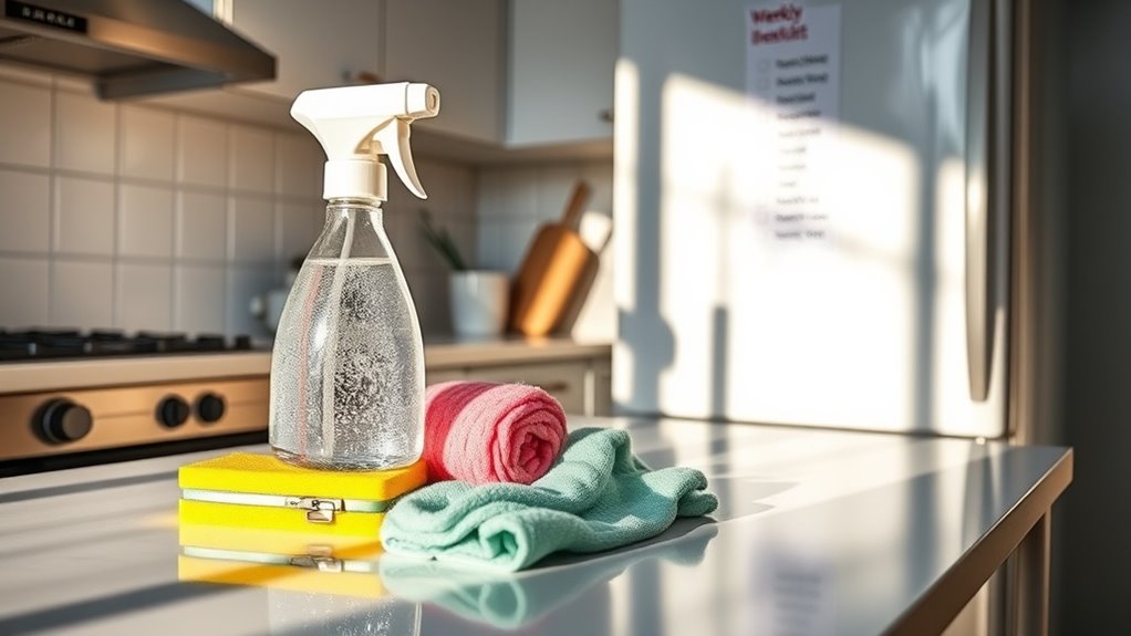 regular household maintenance tasks